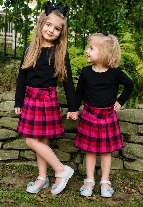 Black Watch Baby Girl Tartan Skirt