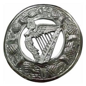 Broche à carreaux écossais Lady Harp Kilt Fly
