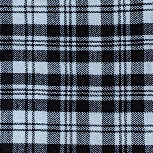 Scott Black & Grey Tartan swatch