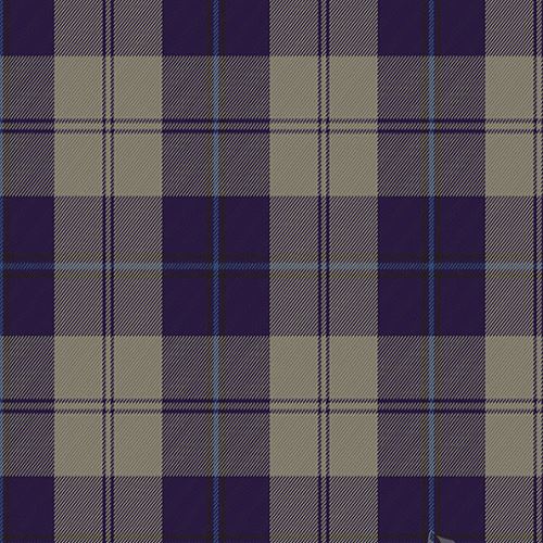 Cunningham Dress Blue Dancers Tartan Crest Quilt