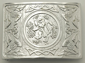 Boucle de ceinture Highland Lion Rampant pour ceinture de kilt