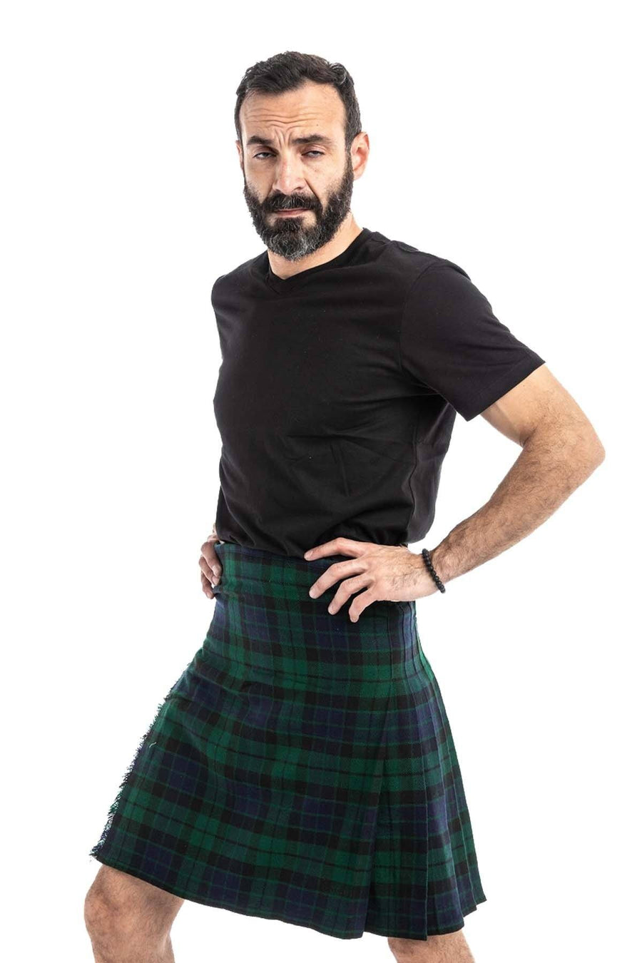 MACKAY TARTAN kilt - SIDE VIEW