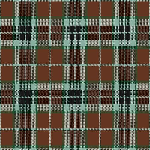 Thomson Hunting Modern ?Tartan Non Oblitus Crest Quilt main image 0