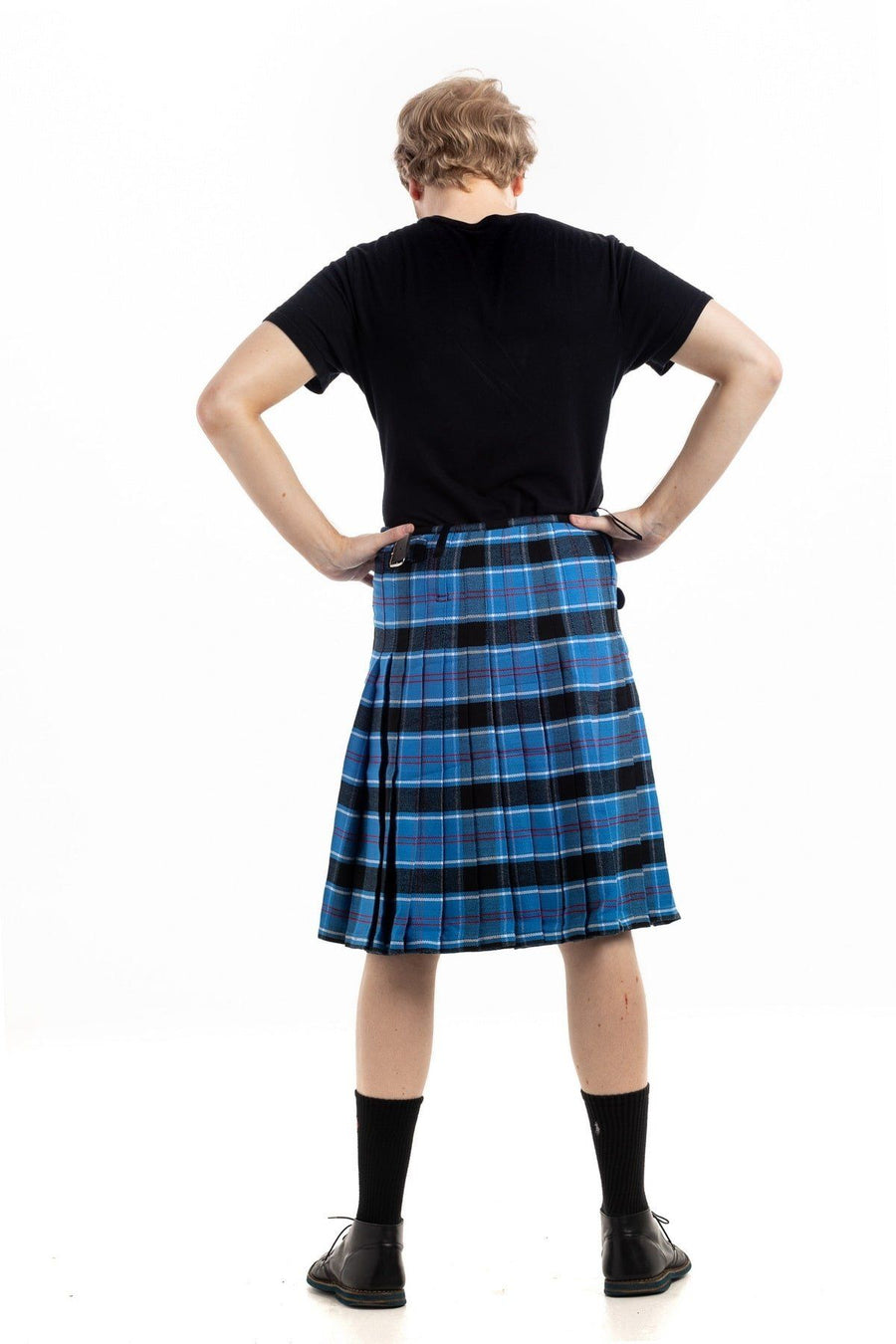 US Navy Tartan Kilt - Back side view