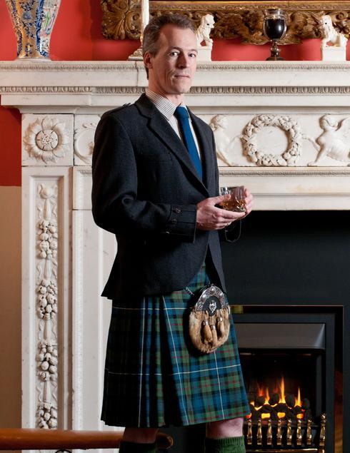 Tenue de kilt de mariage avec veste en tweed Argyll