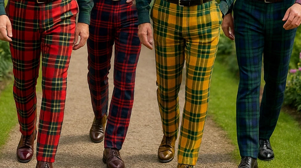 Plaid Trouser