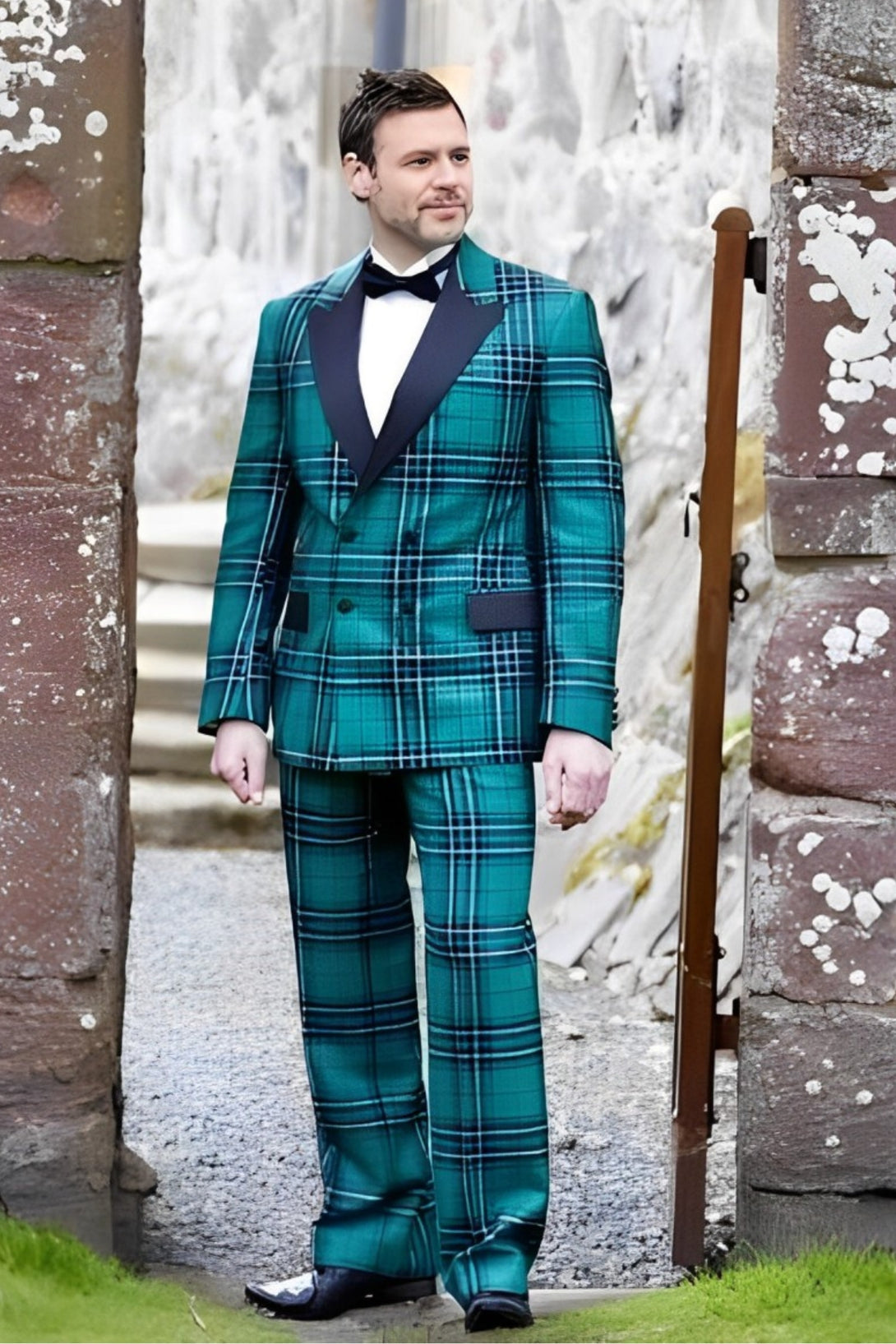 3 Piece Tartan Dinner Suit