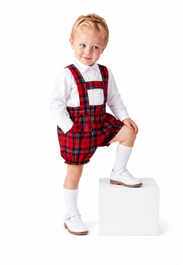 Boys Tartan H-Bar Set