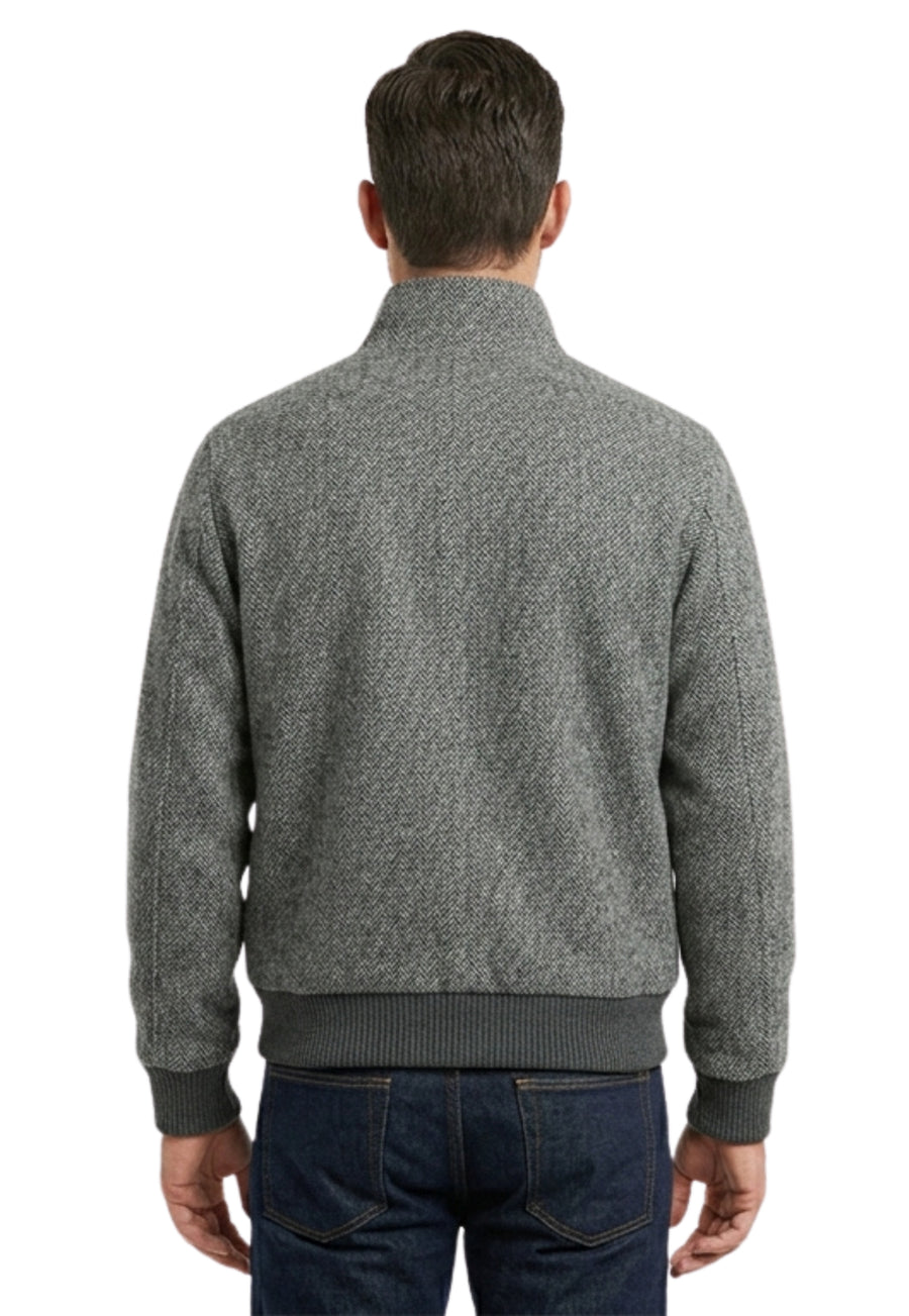 Balmoral Tweed Bomber Jacket