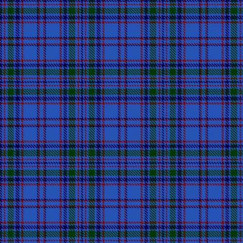 Bermuda Blue tartan swatch