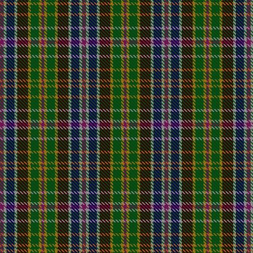 Bhutan tartan swatch