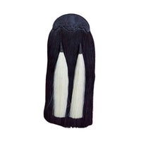 Escarcelle Noir De Kilt De Cheveux De Cheval
