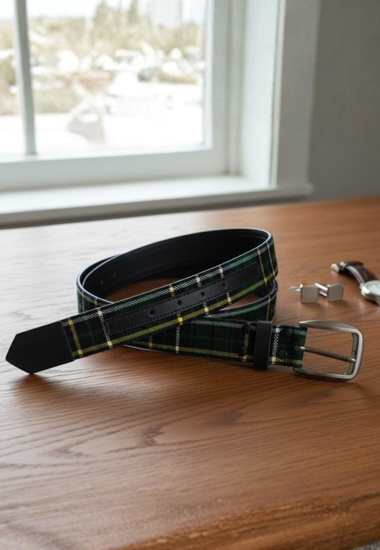 Ceinture en cuir noir Doune Design