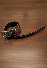Ceinture en cuir noir Doune Design