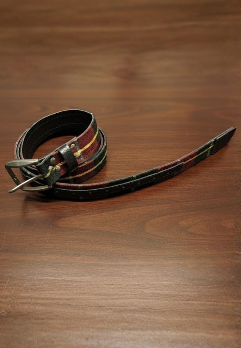 Ceinture en cuir noir Doune Design