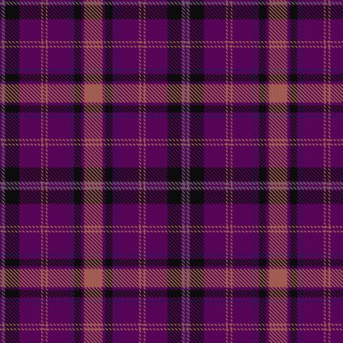 Black Rose tartan swatch