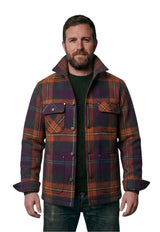 Blanket-Lined Tartan Chore Coat