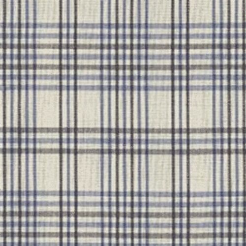 Blue and Cream Check Tartan