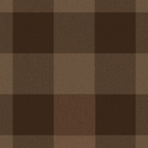 Border Shepherd's Check Black and Brown Tartan