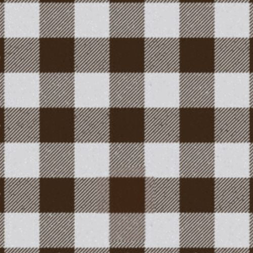 Border Shepherd's Check Brown and White Tartan