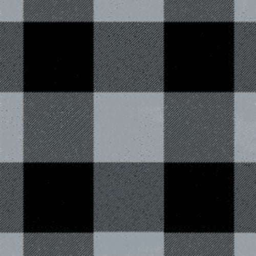 Border Shepherd's Check Black and Grey Tartan