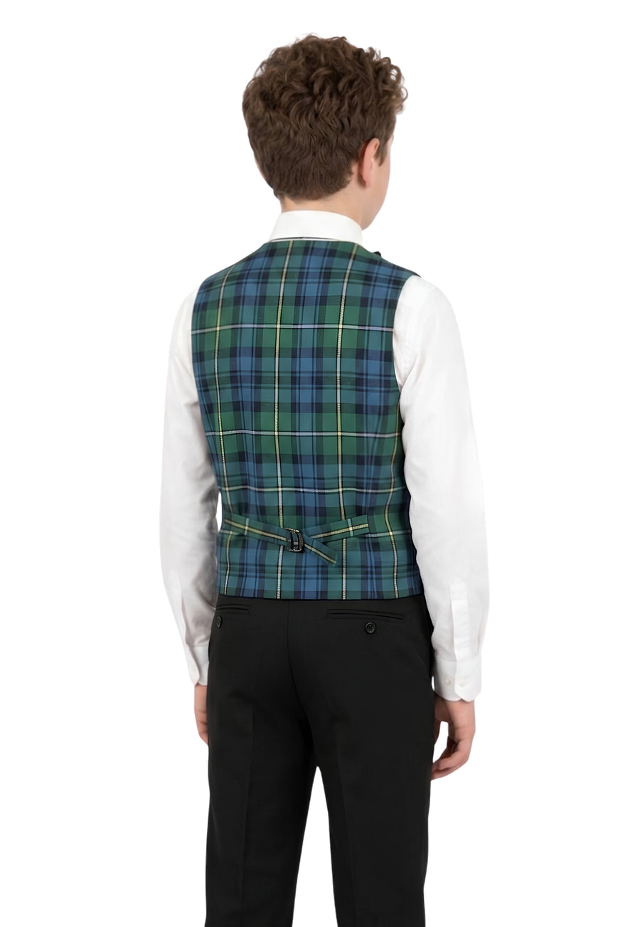 Campbell Boy's Tartan Waistcoat