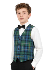 Cameron Boy's Tartan Waistcoat