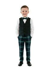 Boys Tartan Trews Ring Bearer Outfit