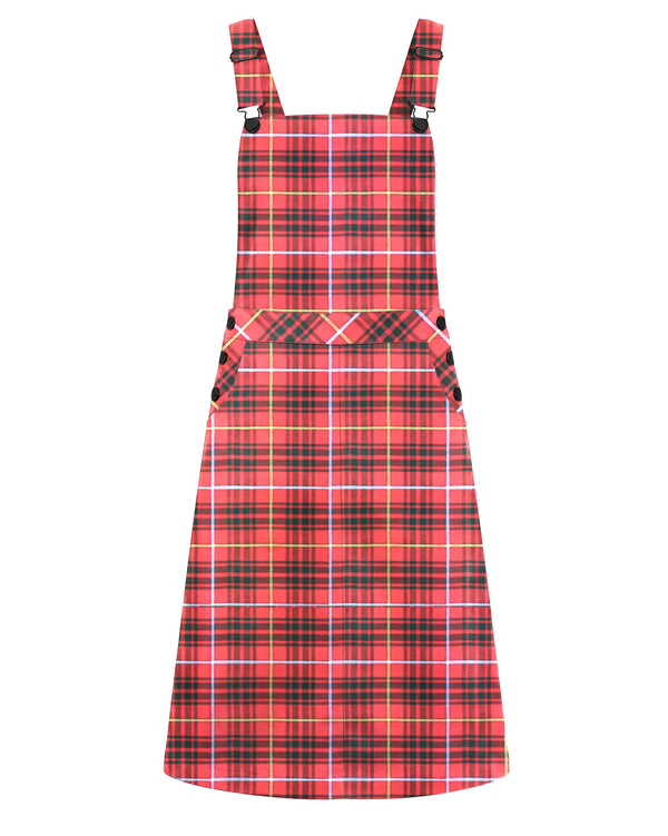 Bruce Tartan Ladies Pinafore Dress