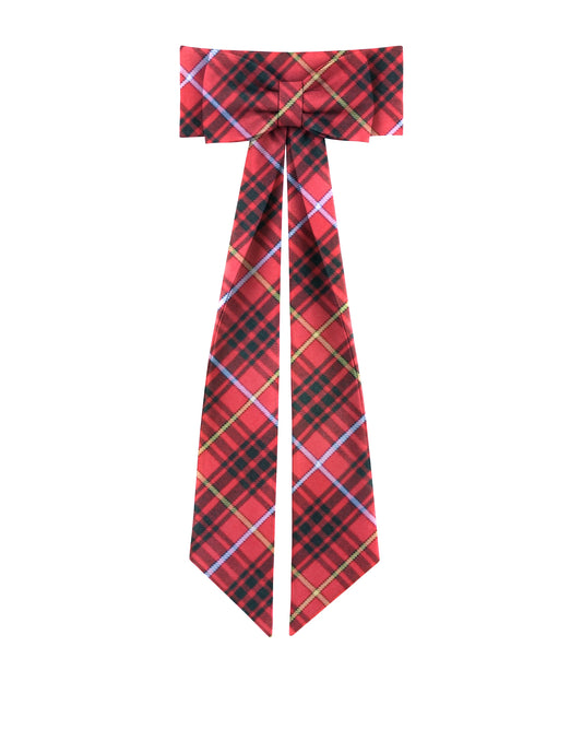 Bruce Girl's Tartan Sash with Bow