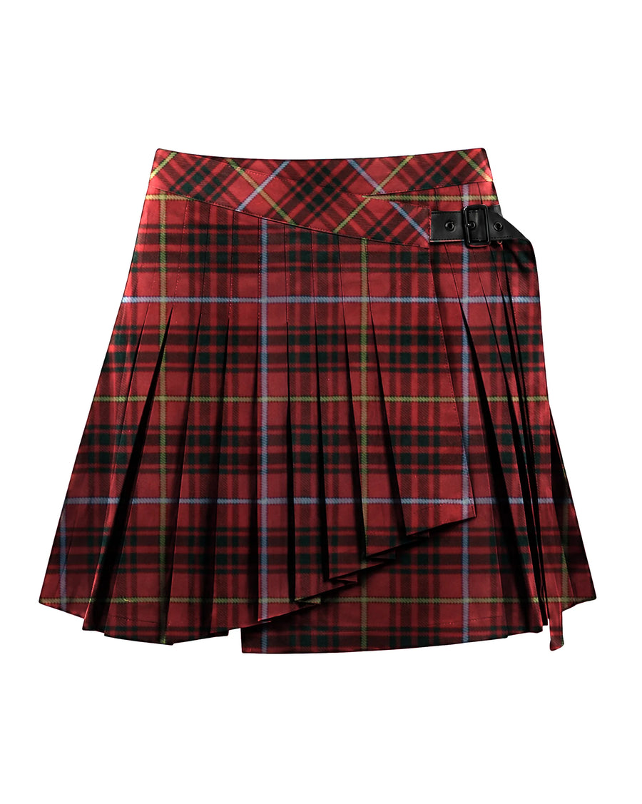 Bruce Lassie Wrap Plaid Skirt