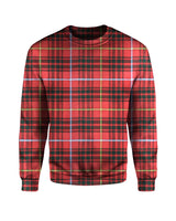 Bruce Round Neck Full Sleeve Tartan Polo Shirt
