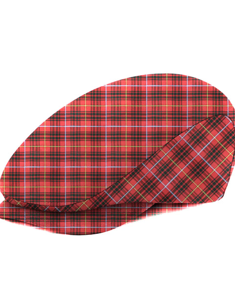 Bruce Button Down Plaid Flat Cap