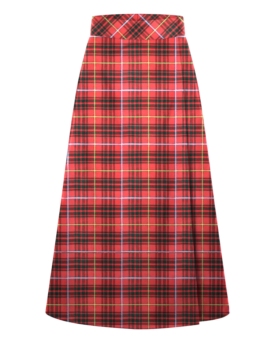 Bruce Heritage Wrap Skirt – Adjustable Waist & Modest Drape