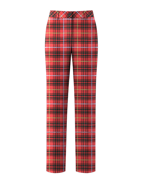 Bruce Tartan Trouser with Turn Up