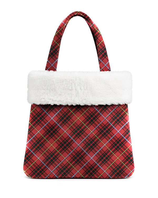 Bruce Plaid Christmas Reticule Bag