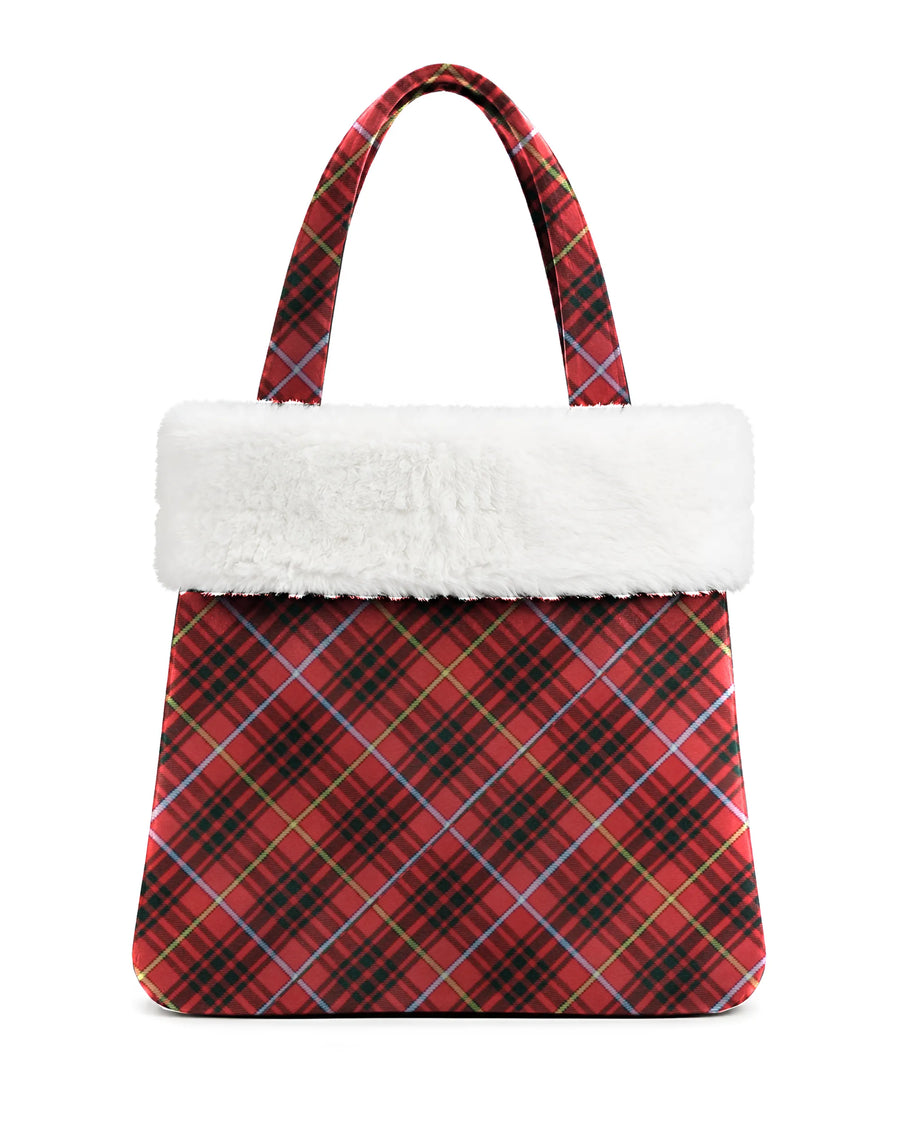 Bruce Plaid Christmas Reticule Bag