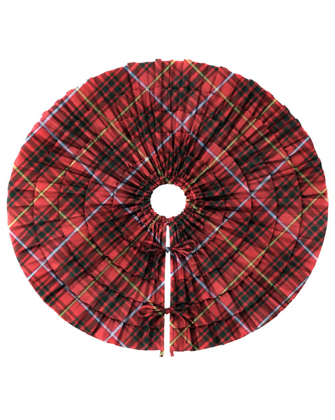 Bruce Ruffled Christmas Tree Skirt Decor