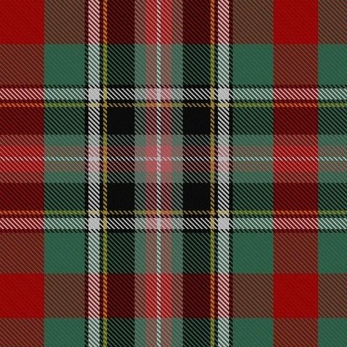 Bruce of Kinnaird Tartan swatch