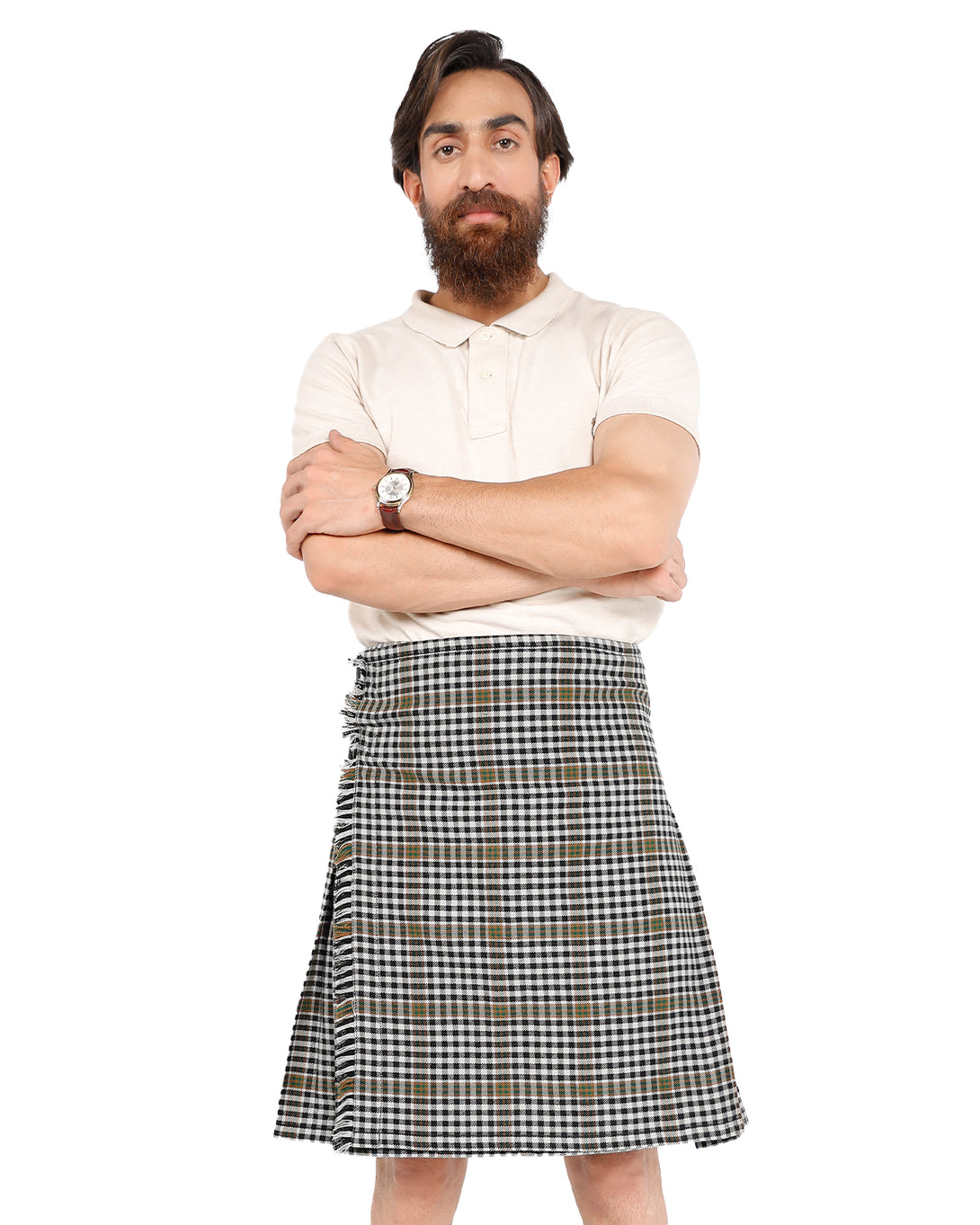 Full image of Burns check Bespoke kilt