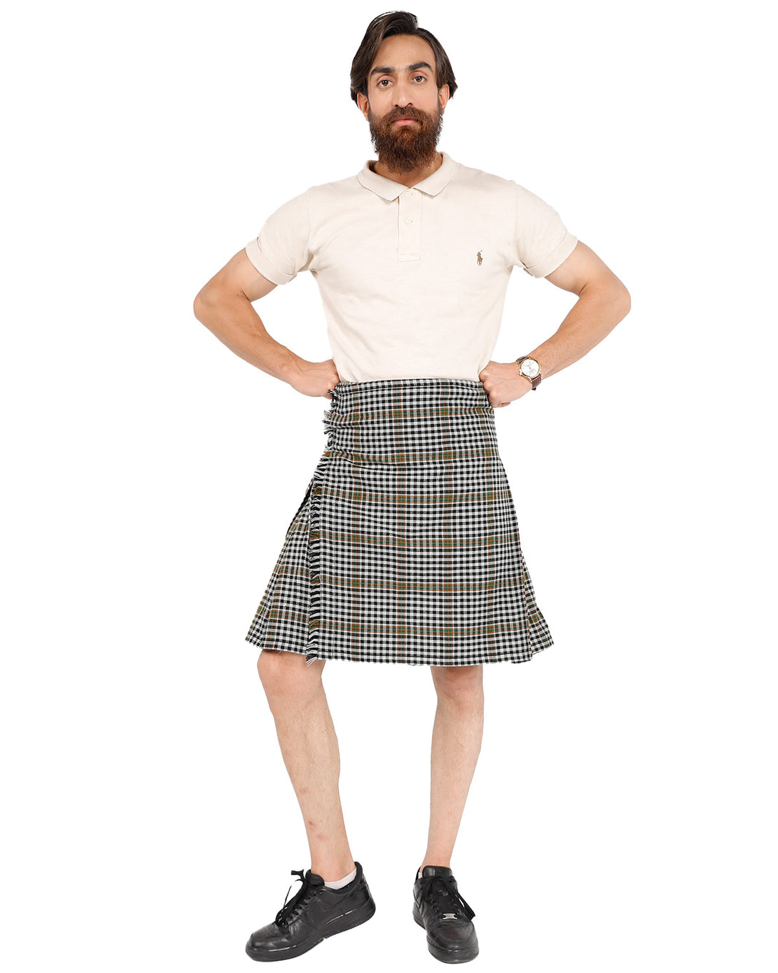 Burns check Bespoke kilt for sale