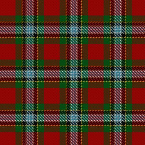 Caledonian Society Ancient tartan swatch