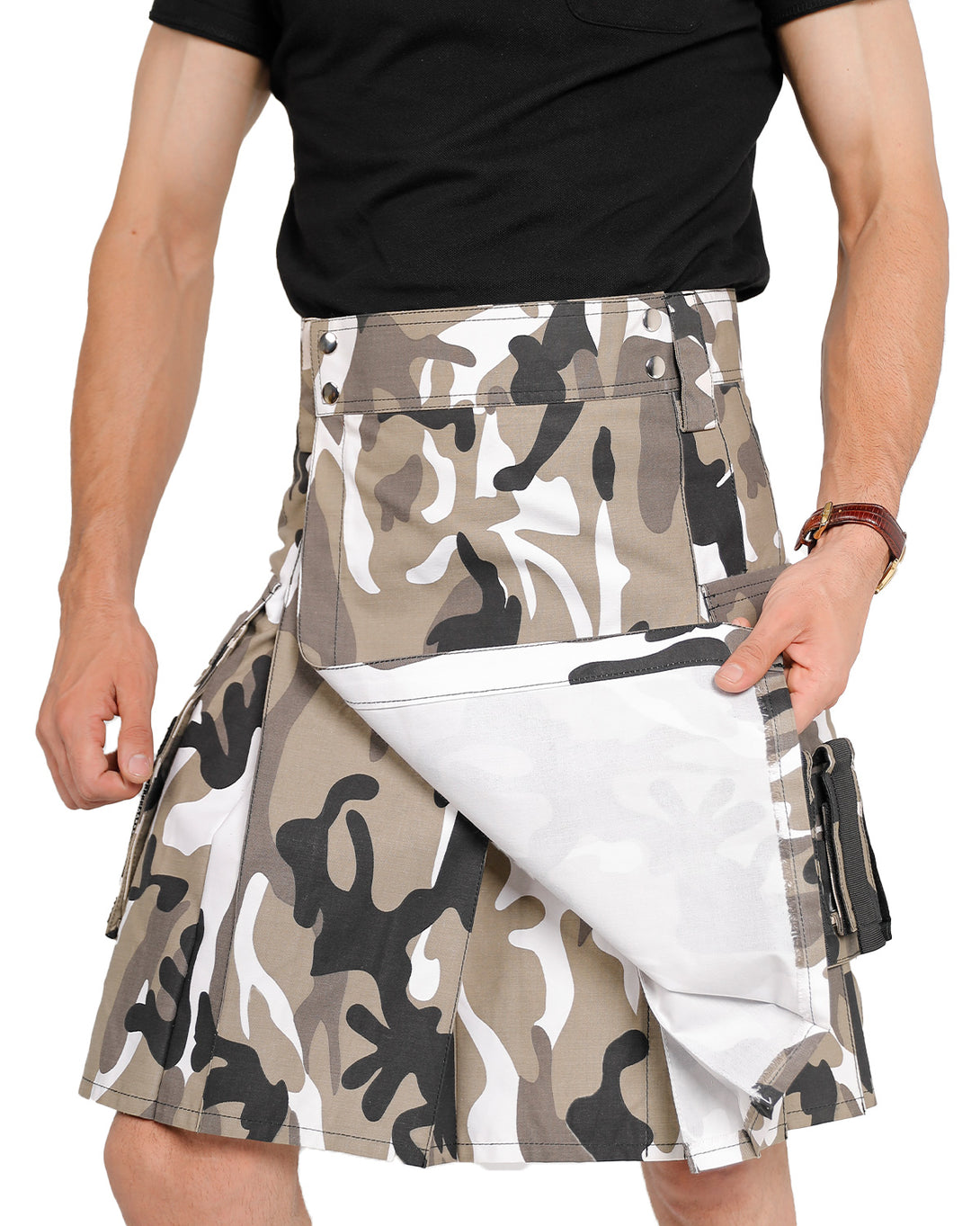 Open front of CamoCraft Field kilt