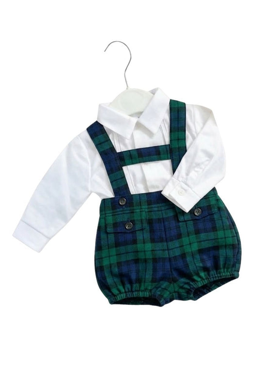 Campbell Baby Boys Tartan H-Bar Set