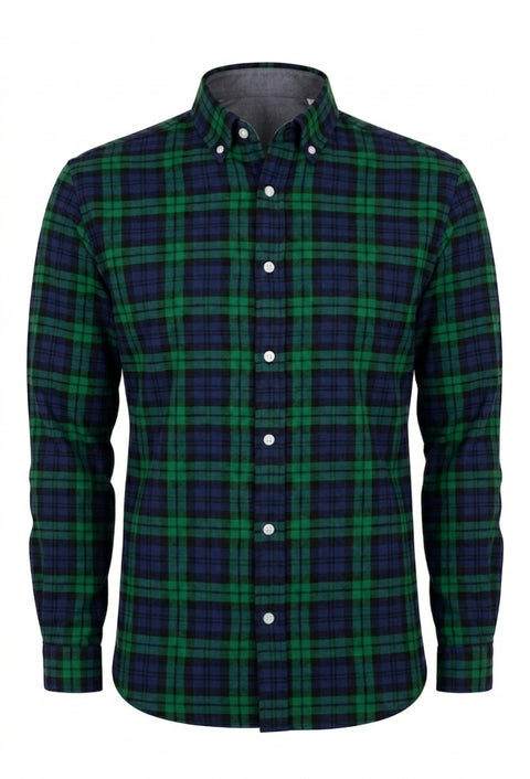 Campbell Plaid Long Sleeve Button Shirt