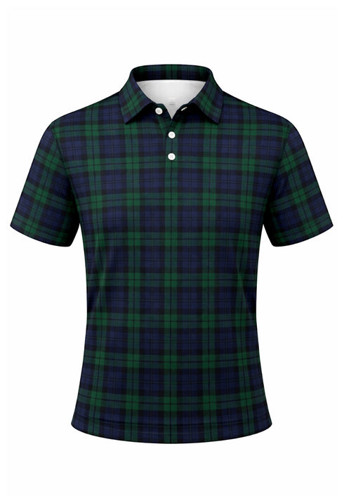 Campbell Plaid Polo Shirt