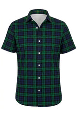 Campbell Plaid Short Sleeve Button Shirt