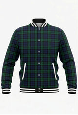 Campbell Tartan Baseball Jacket