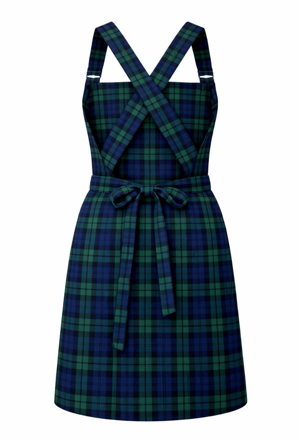 Campbell Tartan Cross Back Apron