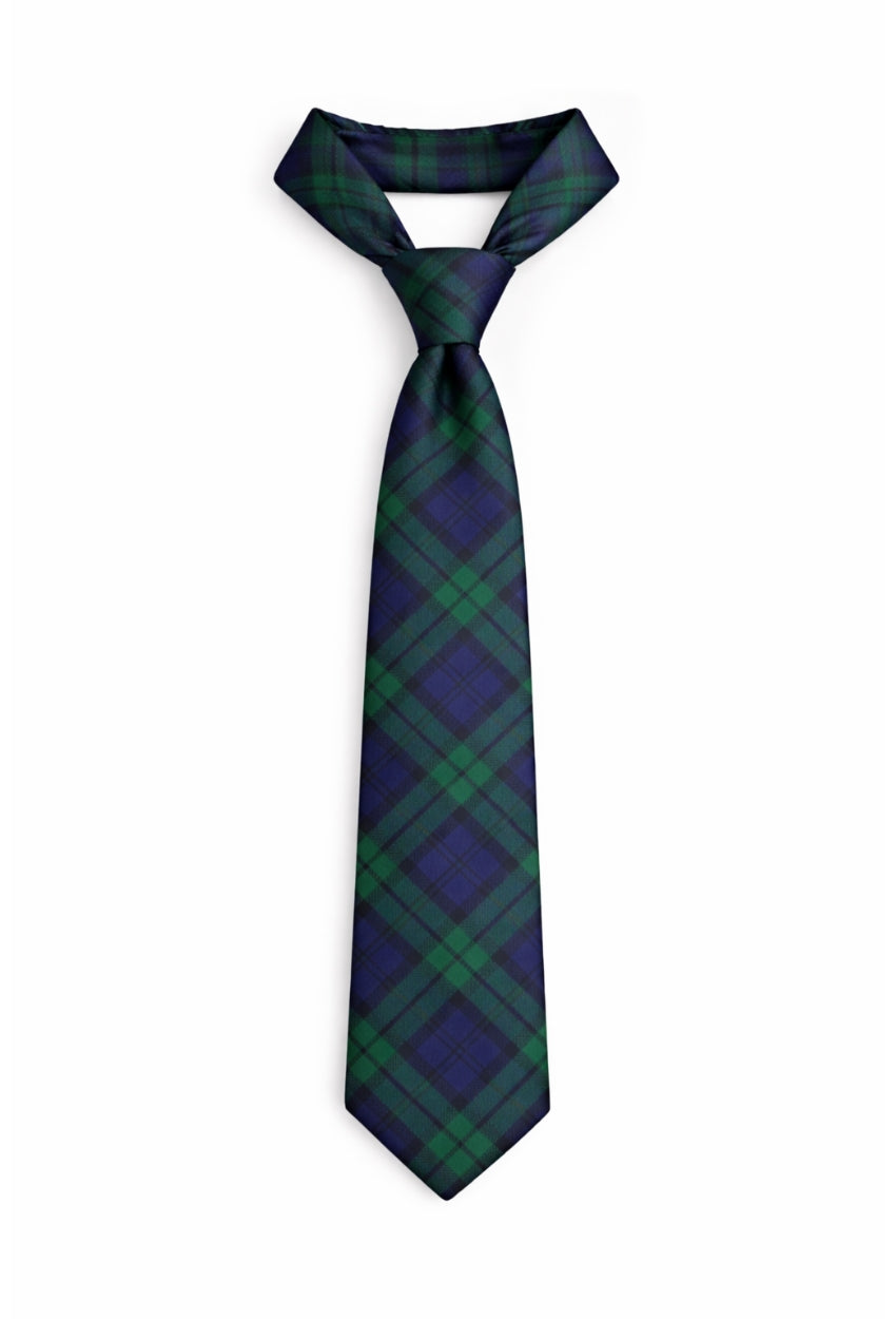 Campbell Tartan Narrow Tie